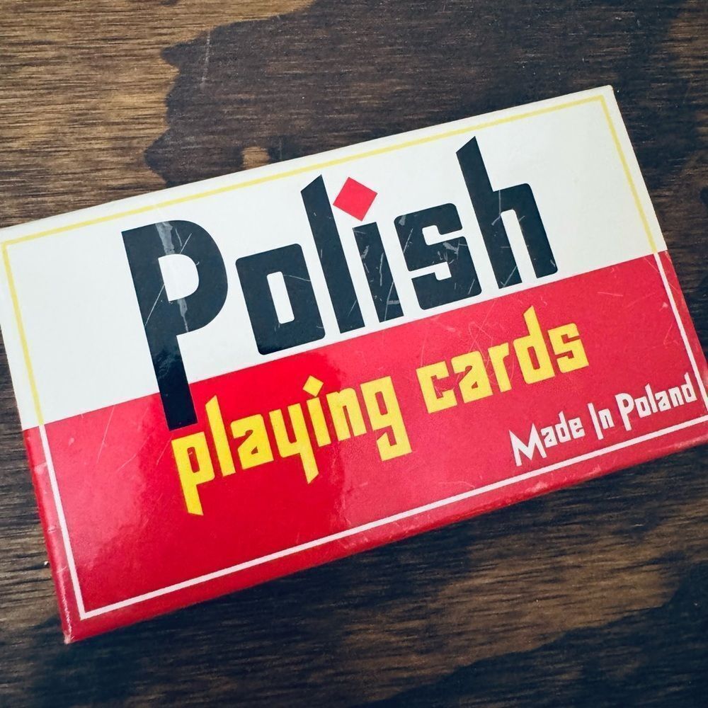 Funny Polish Playing Cards Deck Gag Joke Gift Set